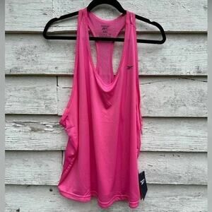 Reebok Women's tank top activewear pink razorback Plus Size